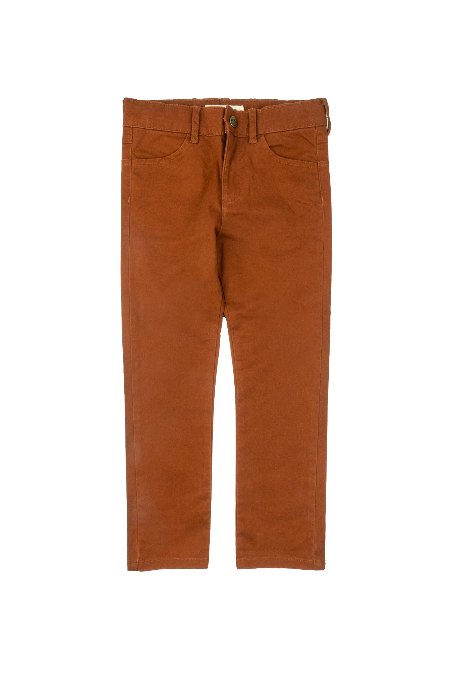 Terracotta Skinny Twill Pant