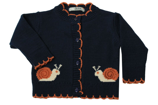 Dark Navy DK333 Snail Sweater