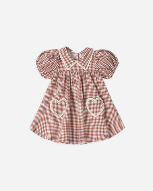 Coraline Red Gingham Dress
