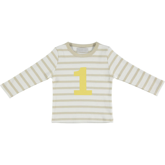 Sand & White Striped 1 (Yellow) Shirt