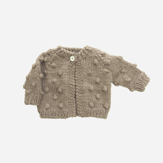 Flax Popcorn Cardigan | Kids and Baby Sweater