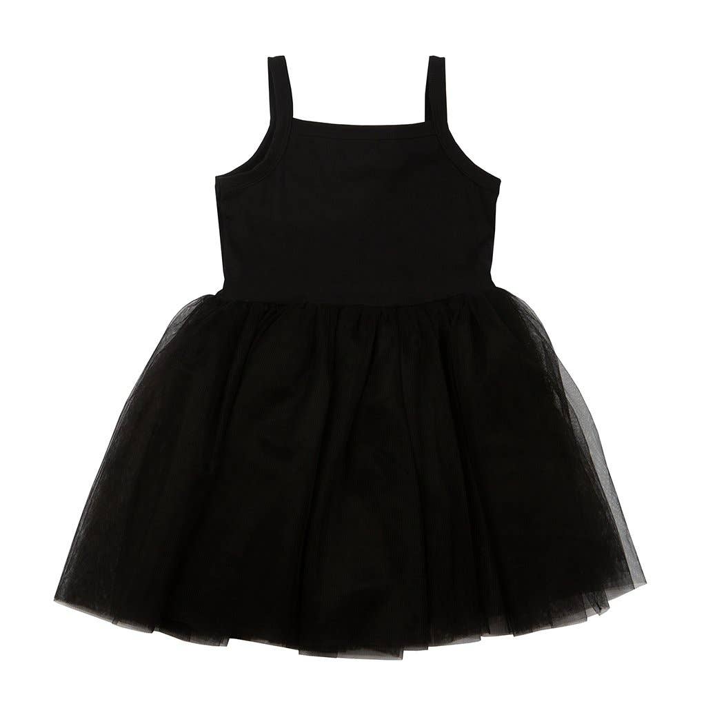 Classic Black Tulle Dress