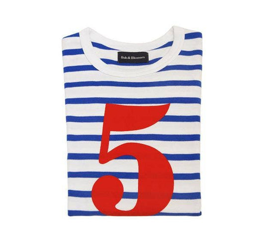 French Blue & White 5 (Red) Shirt