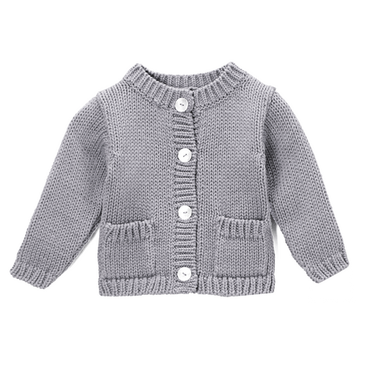 Grey Baby Cardigan