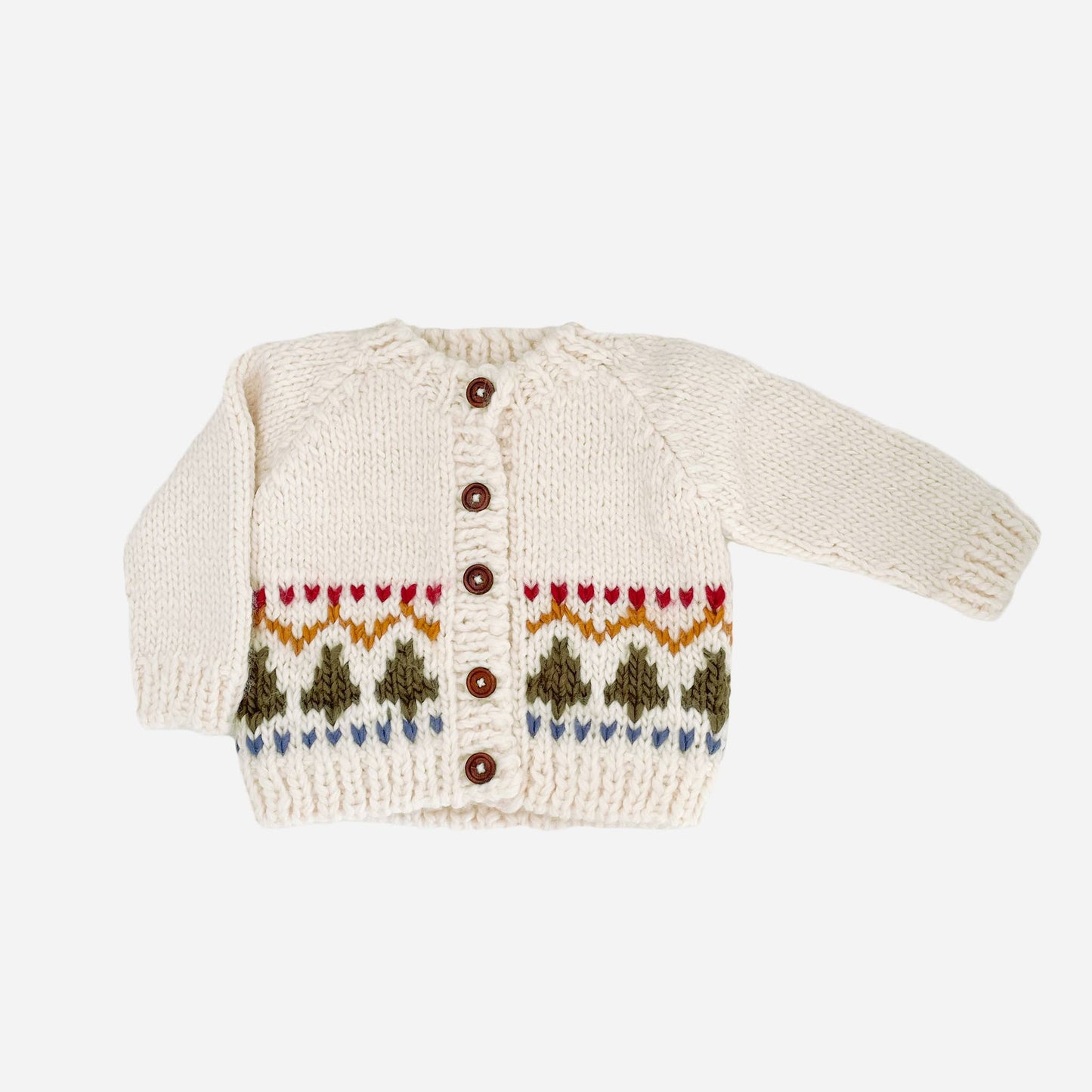 Tree Fair Isle Cardigan | Kids and Baby Sweater