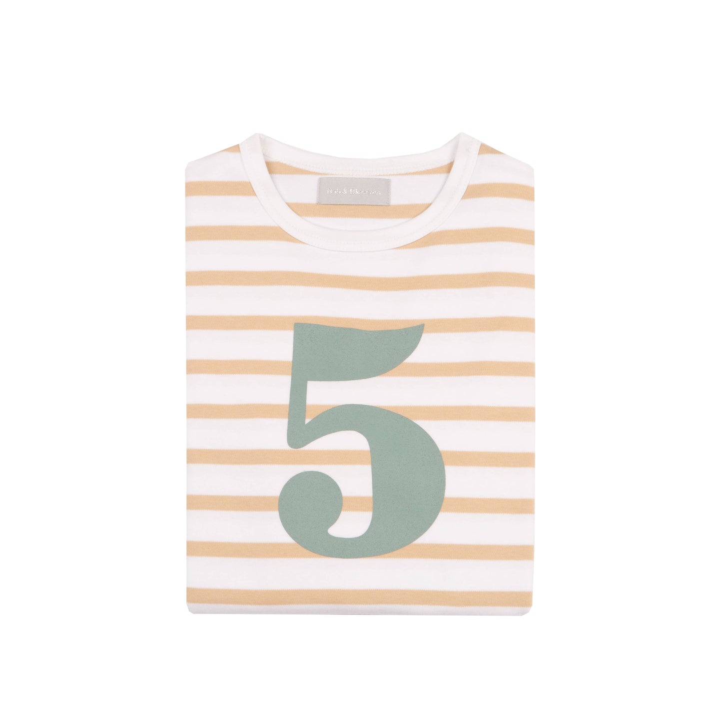 Biscuit & White Striped 5 (Seafoam) Shirt