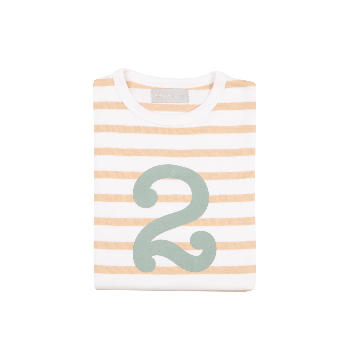 Biscuit & White Striped 2 (Seafoam) Shirt