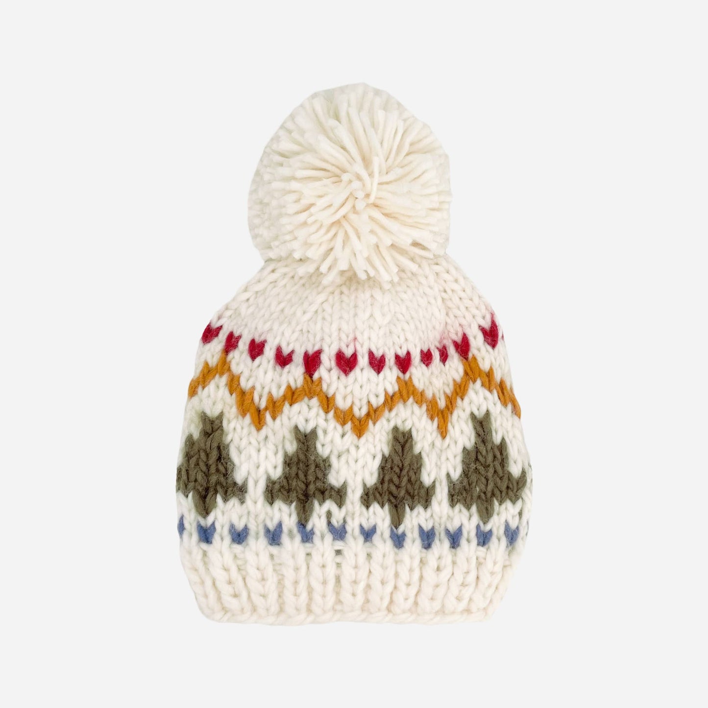 Tree Fair Isle Hat | Hand Knit Hat