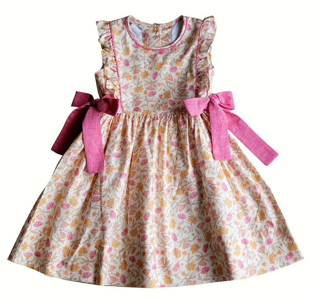 Tessa  Floral Ruffle Dress