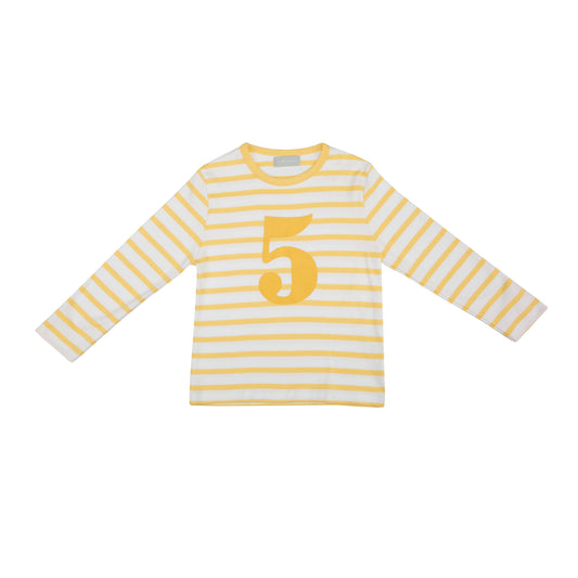 Buttercup & White Striped 5 (Yellow) Shirt