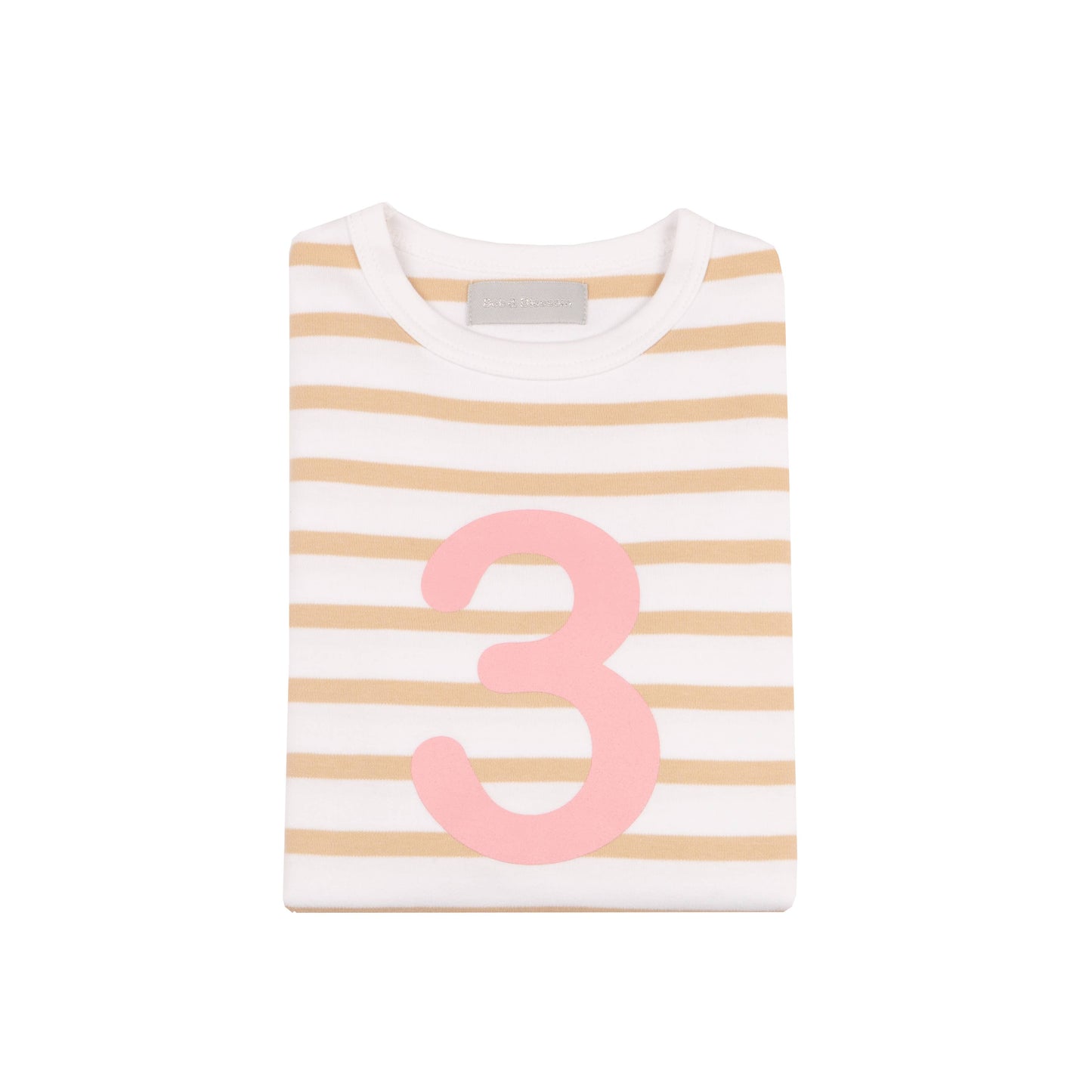 Biscuit & White Striped 3 (Pink) Shirt