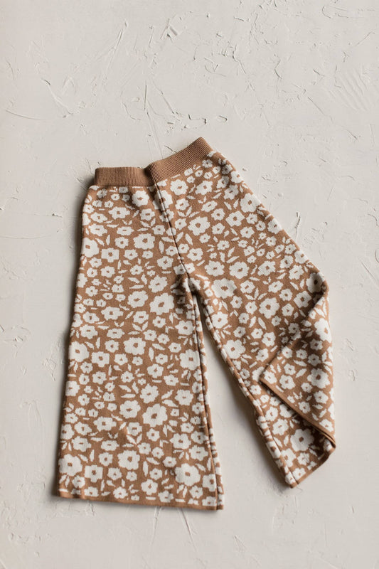 Blooming Floral Knit Pants