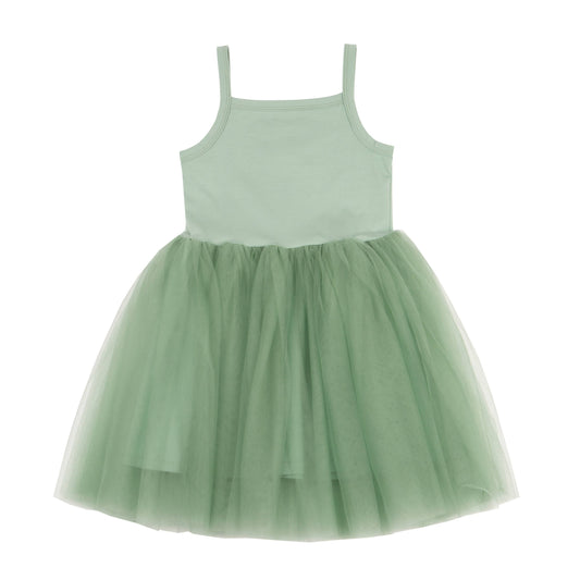 Forest Green Tulle Dress