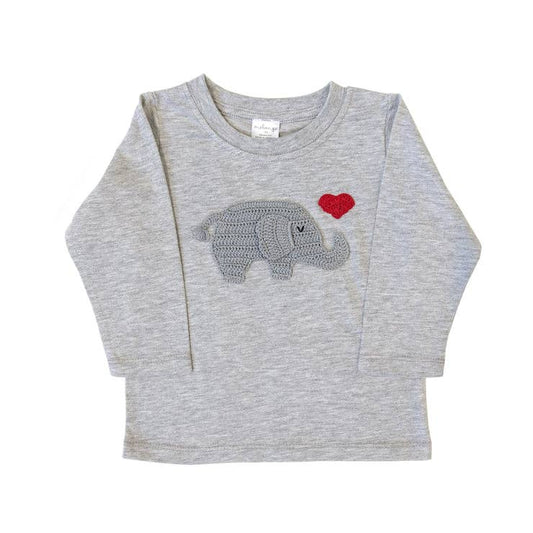 Valentine Red Elephant Tee