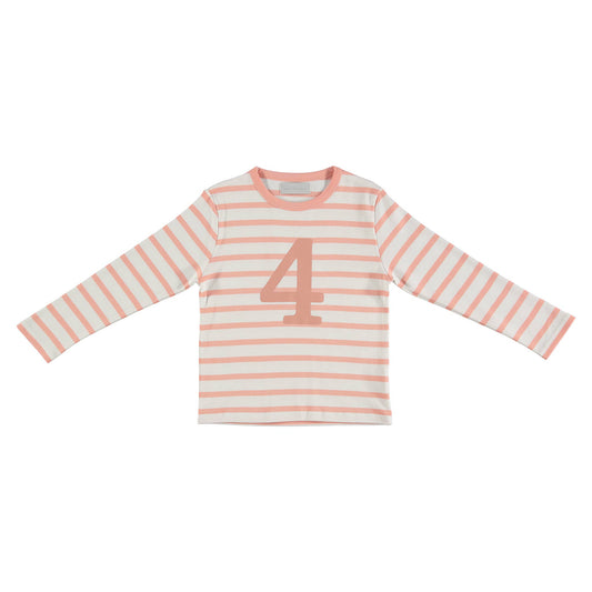 Shrimp & White Striped 4 (Pink) Shirt